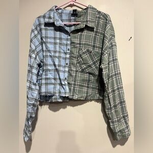 Rue21 color split flannel